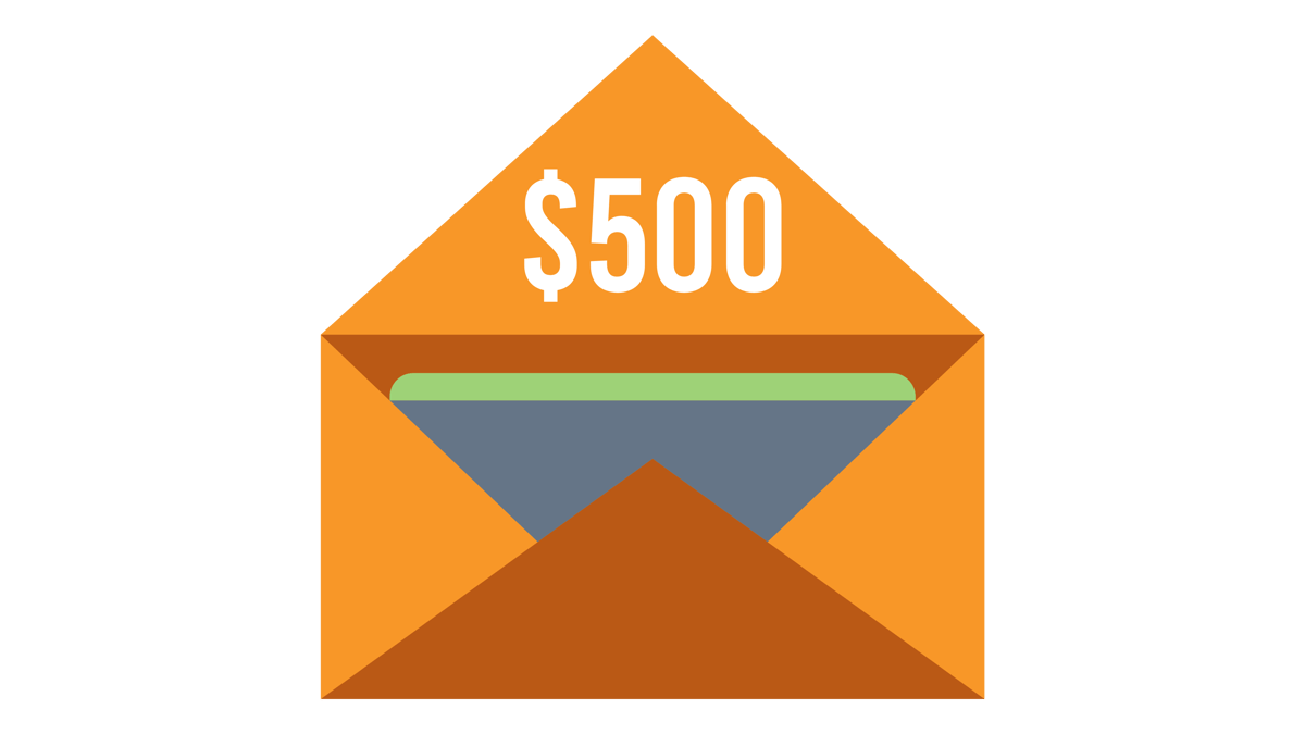 Cedar Wishing Wall Envelope $500